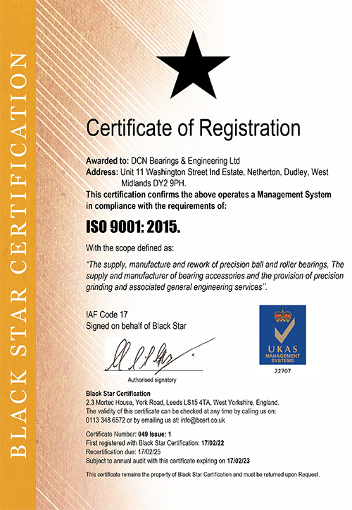 Home DCN BEARINGS AND ENGINEERING LTD